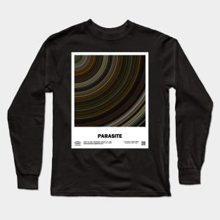 minimal_Parasite Abstract Circular Art Movie Long Sleeve T-Shirt